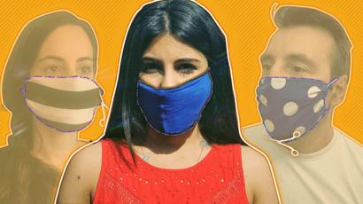 Coronavirus: How to make your own face mask - BBC News  Face masks: Lockdown’s big winner  112222796 index how to do masks