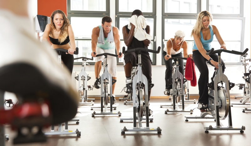 spinning  The Best Exercise For Mental Health hero gymsanitisers